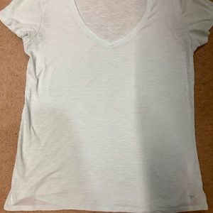 PINK V-neck tee shirt. Size Large.